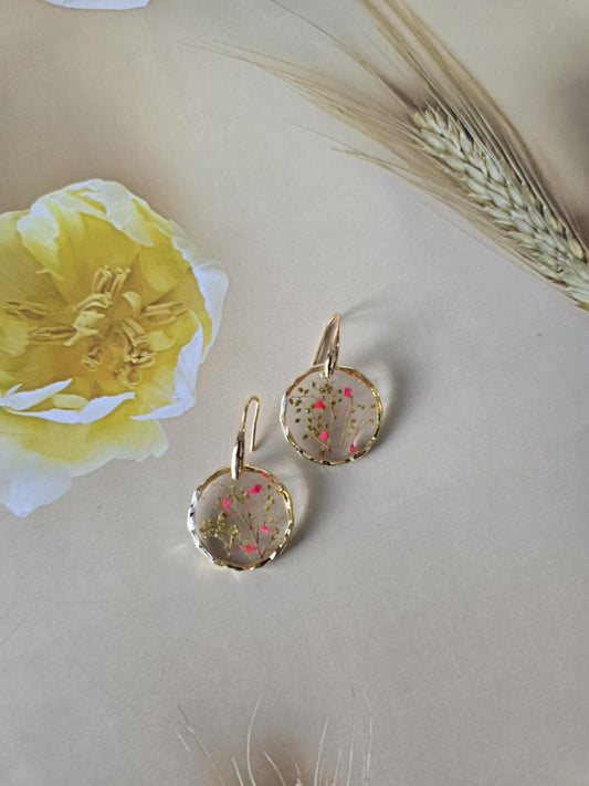 Boucle d'oreilles floral confiance