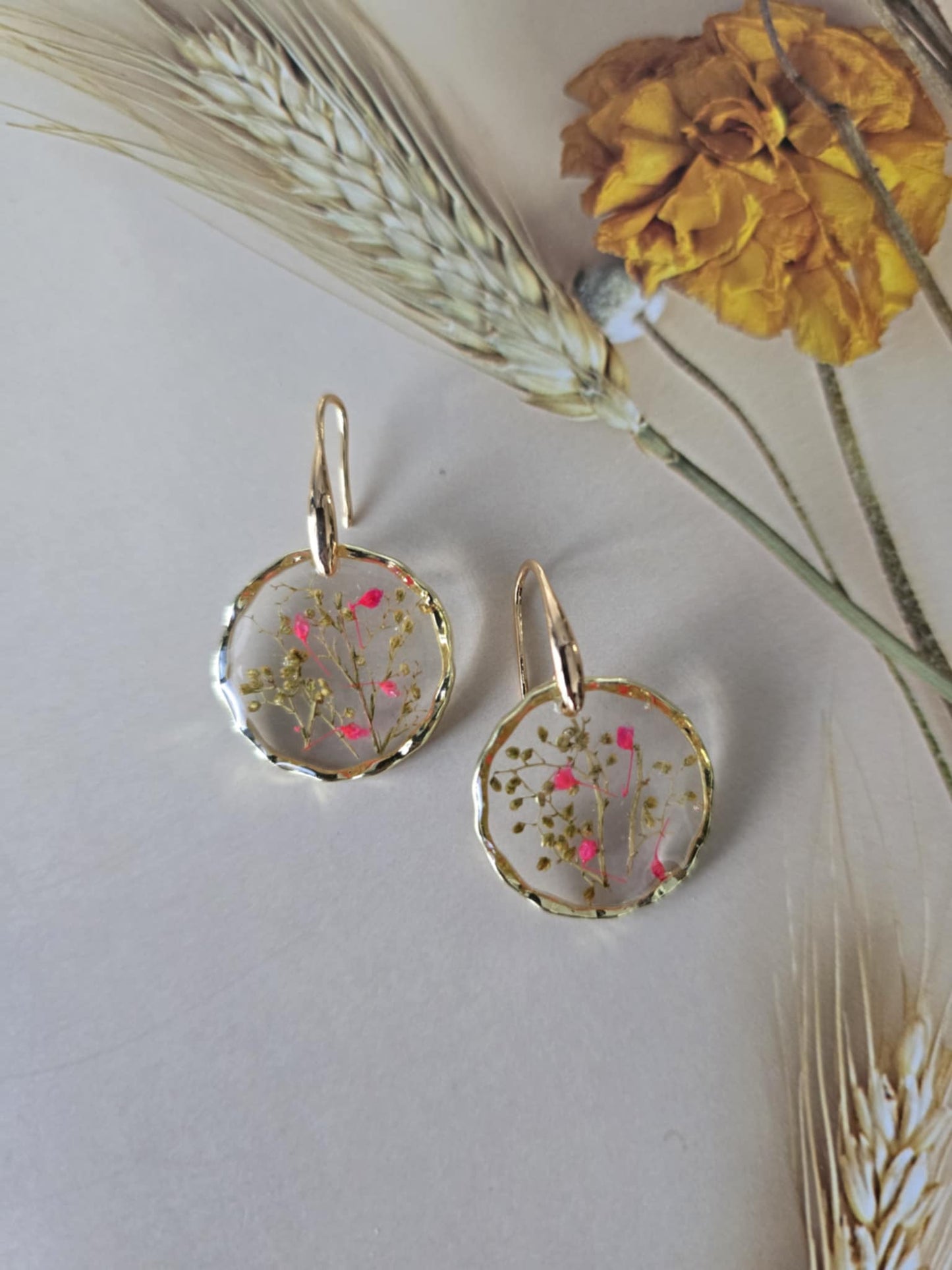 Boucle d'oreilles floral confiance