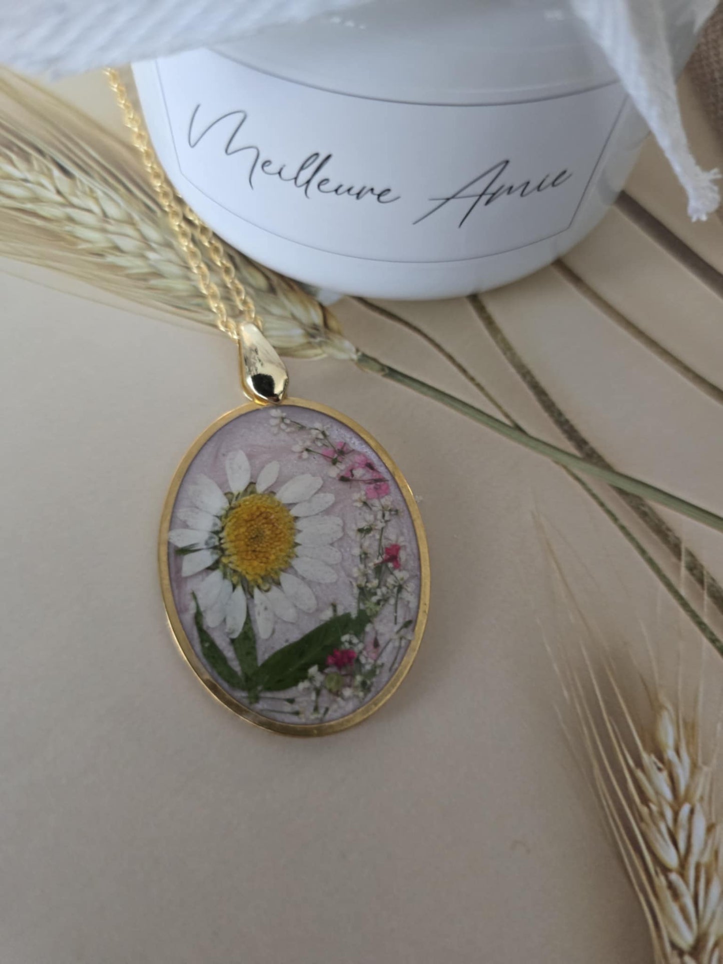 pendentif marguerite petite douceur