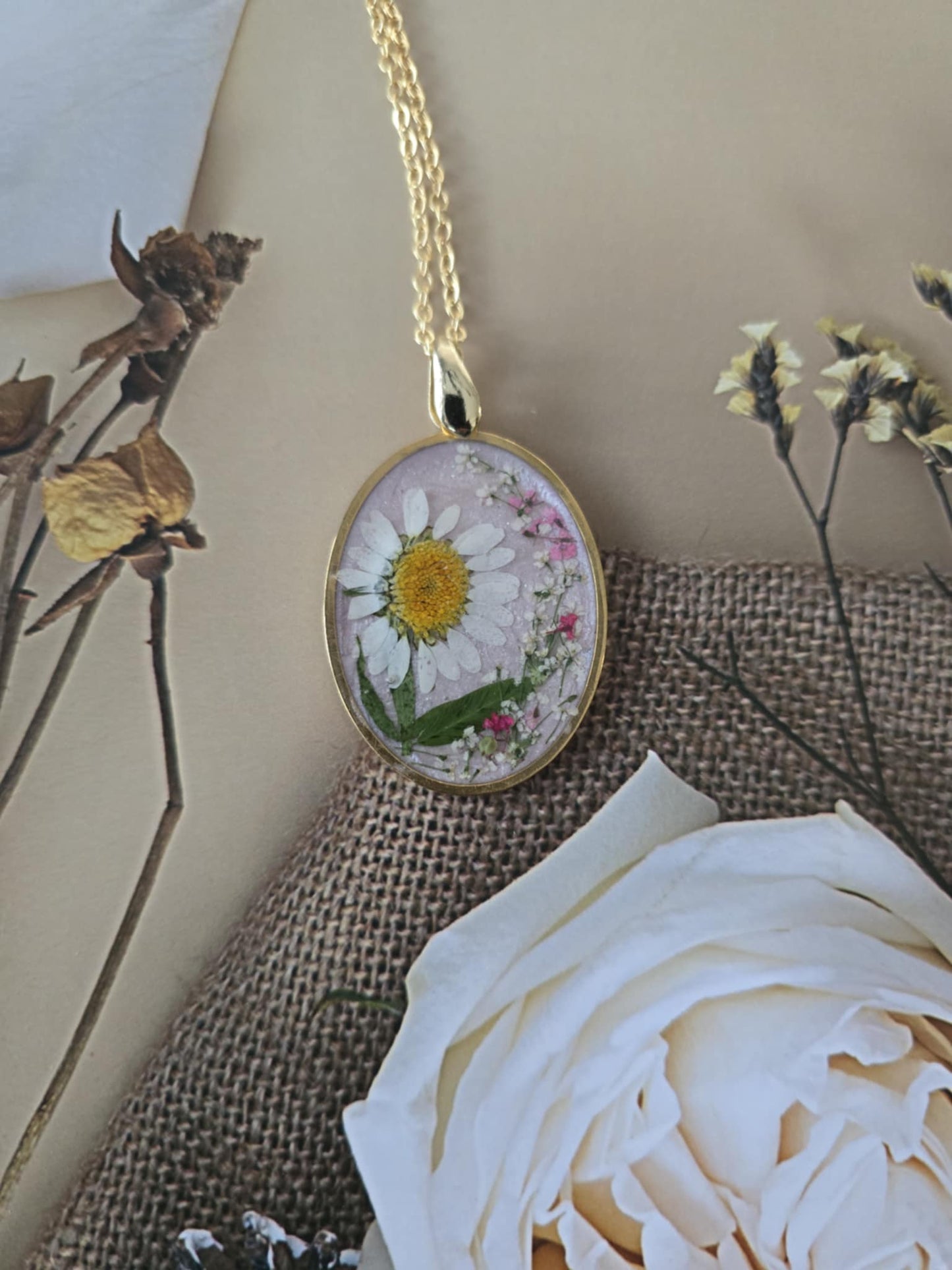 pendentif marguerite petite douceur
