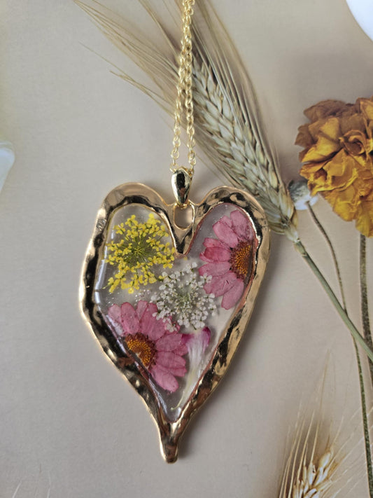 Pendentif grand floral
