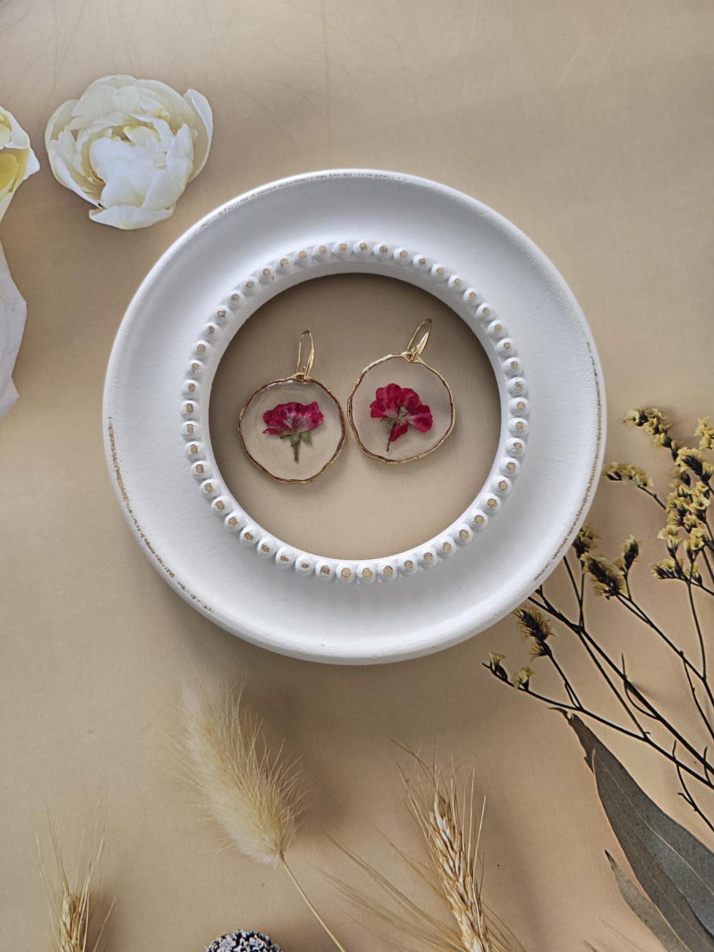 boucles d'oreilles la joie florale