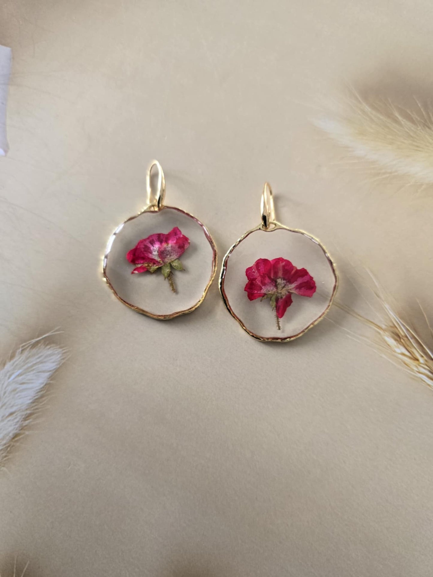 boucles d'oreilles la joie florale