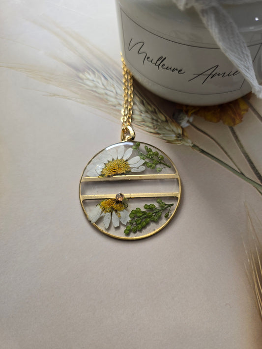 Pendentif l'espérance floral