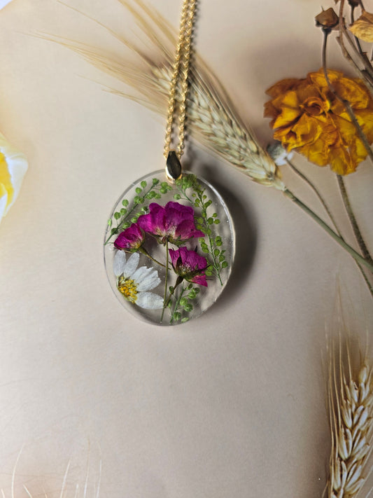 pendentif floral beauté