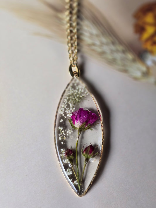 pendentif obsession floral