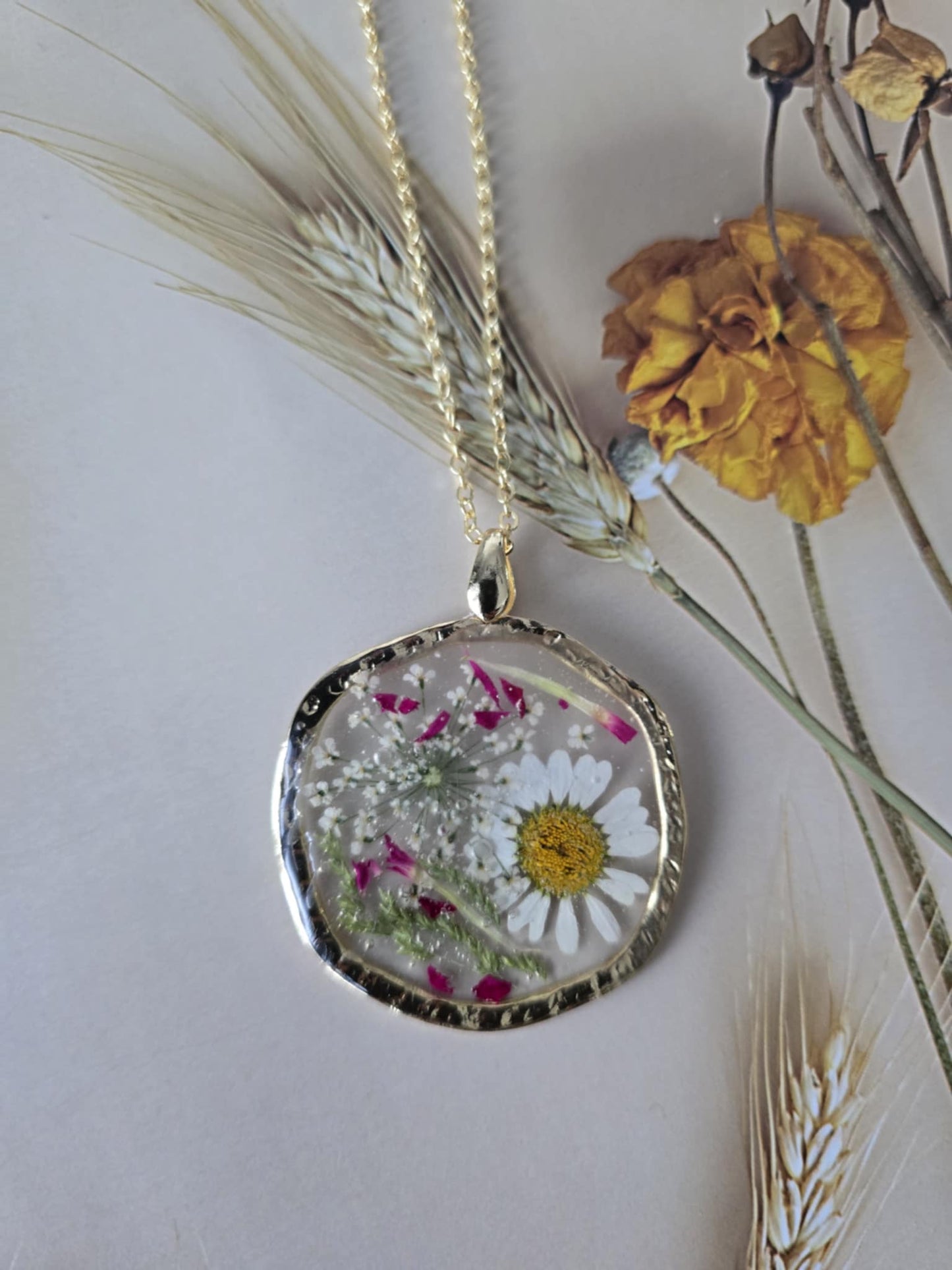 pendentif floral joie de vivre