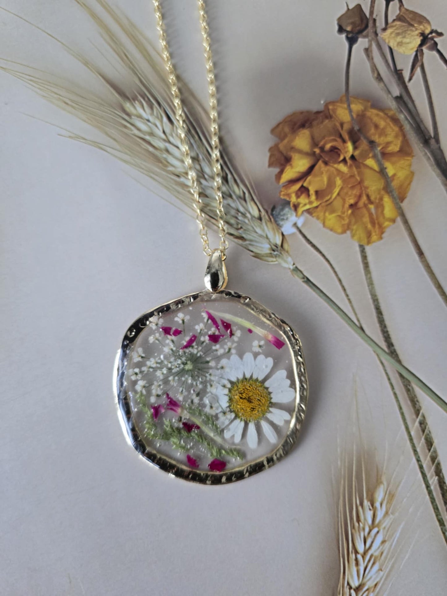 pendentif floral joie de vivre