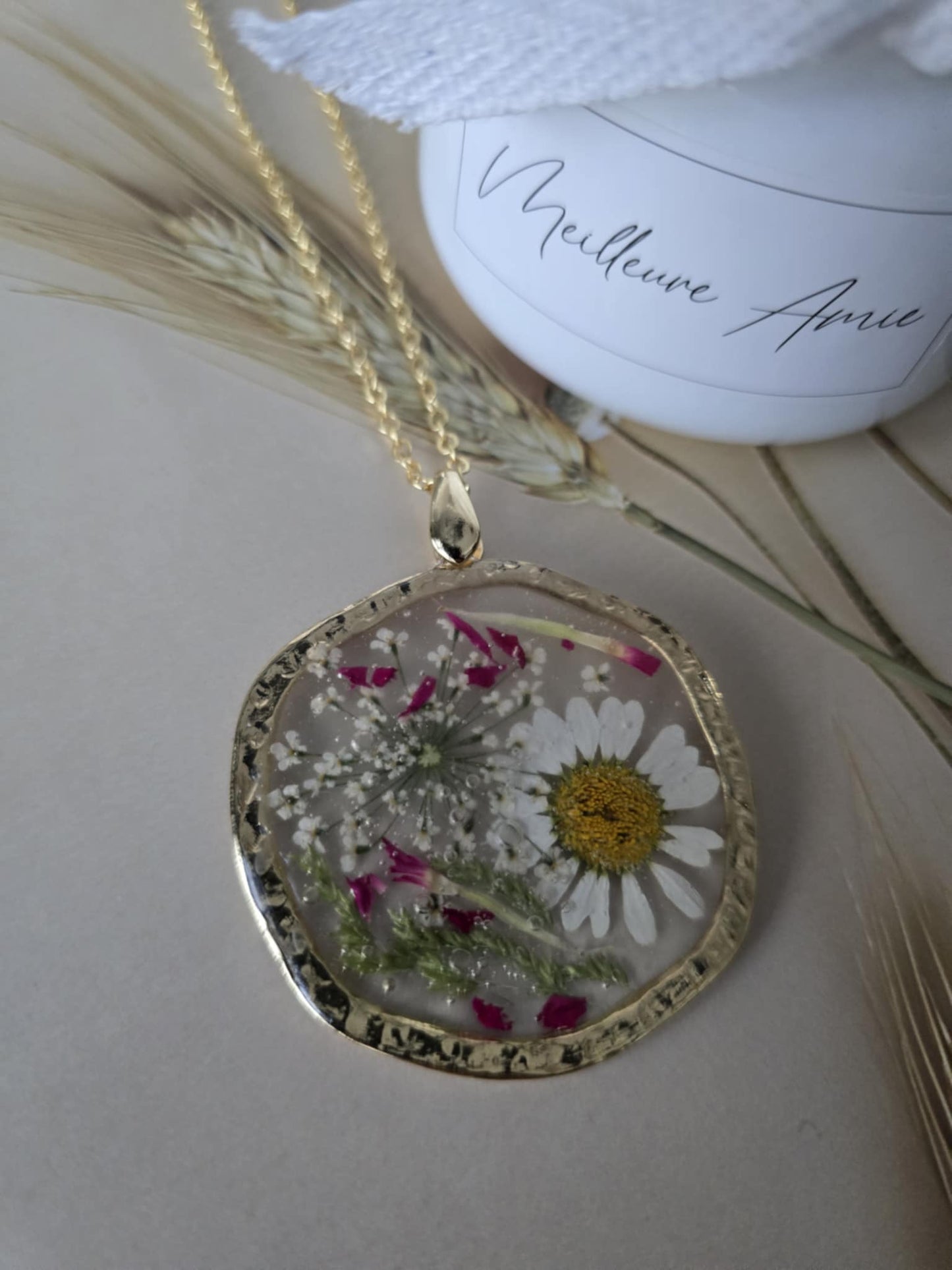 pendentif floral joie de vivre