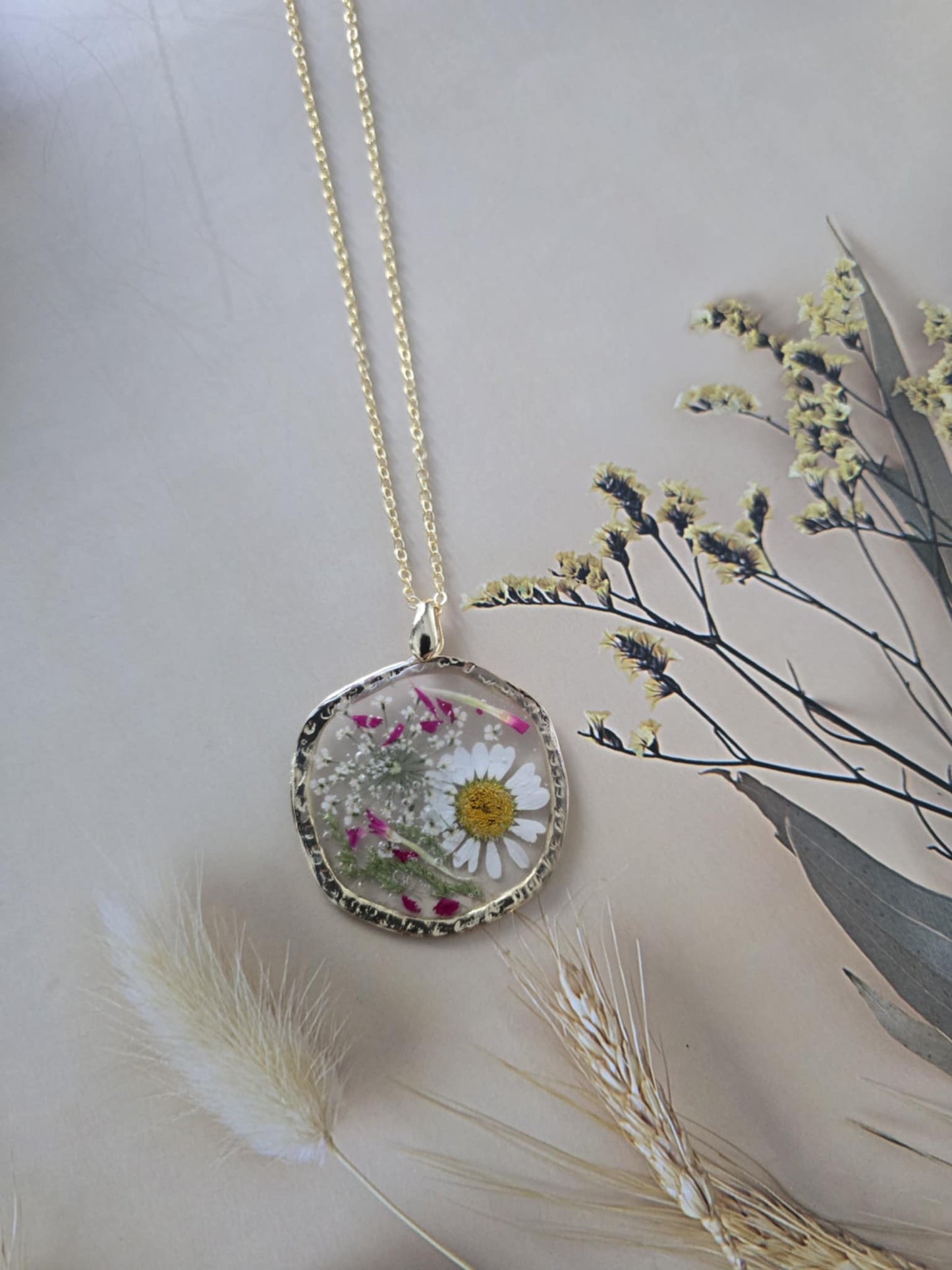 pendentif floral joie de vivre