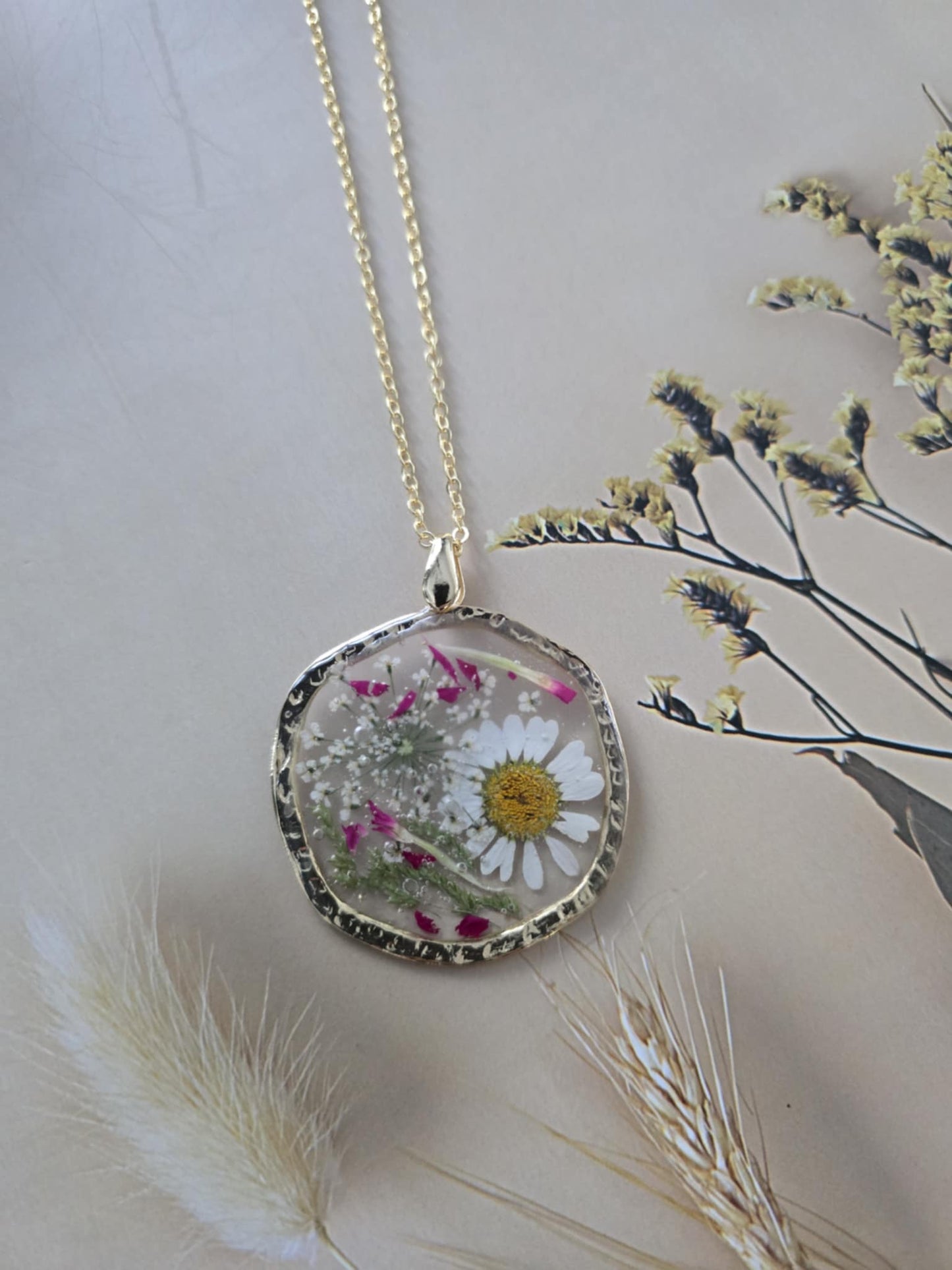 pendentif floral joie de vivre