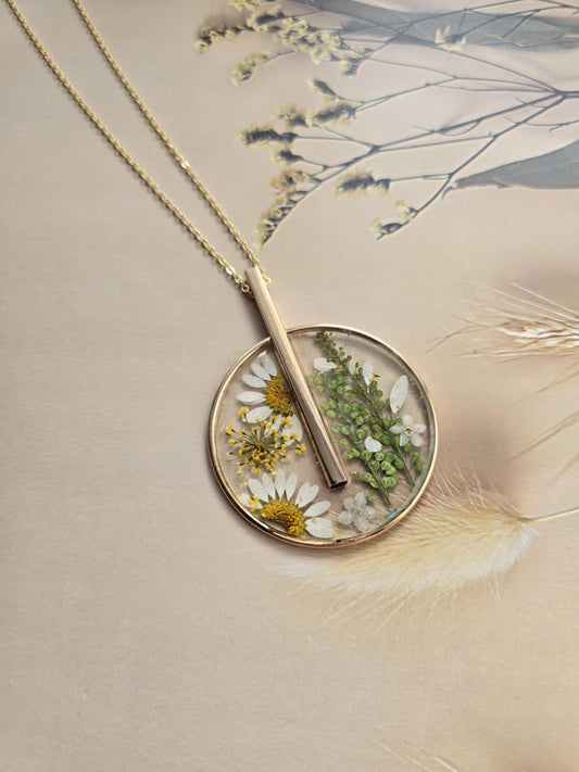 Pendentif marguerite unique