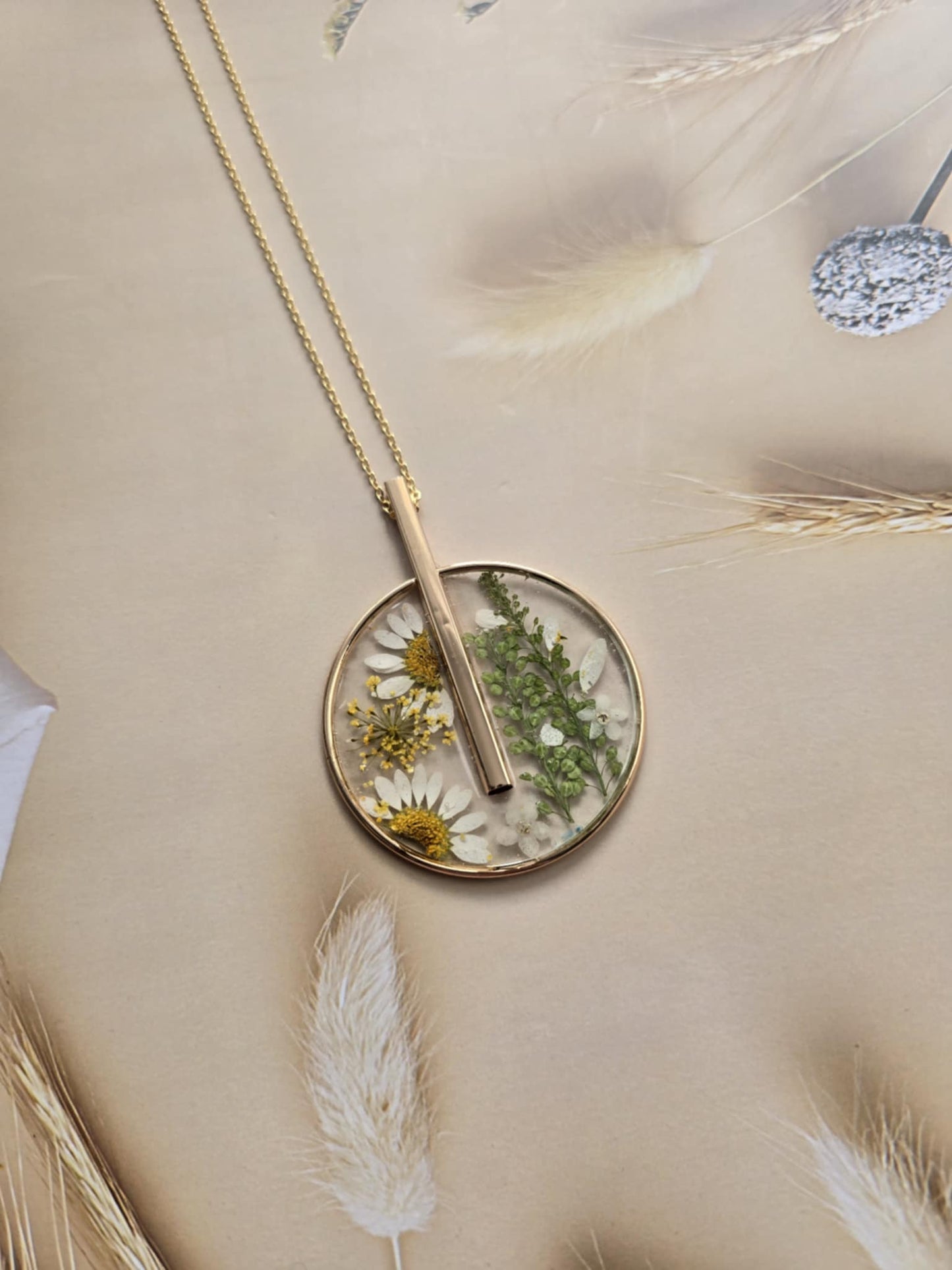 Pendentif marguerite unique