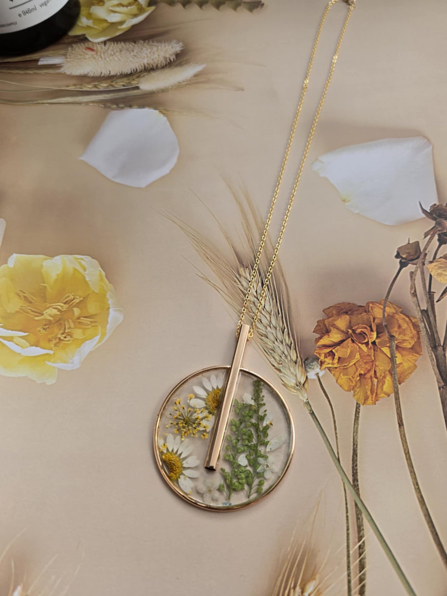 Pendentif marguerite unique