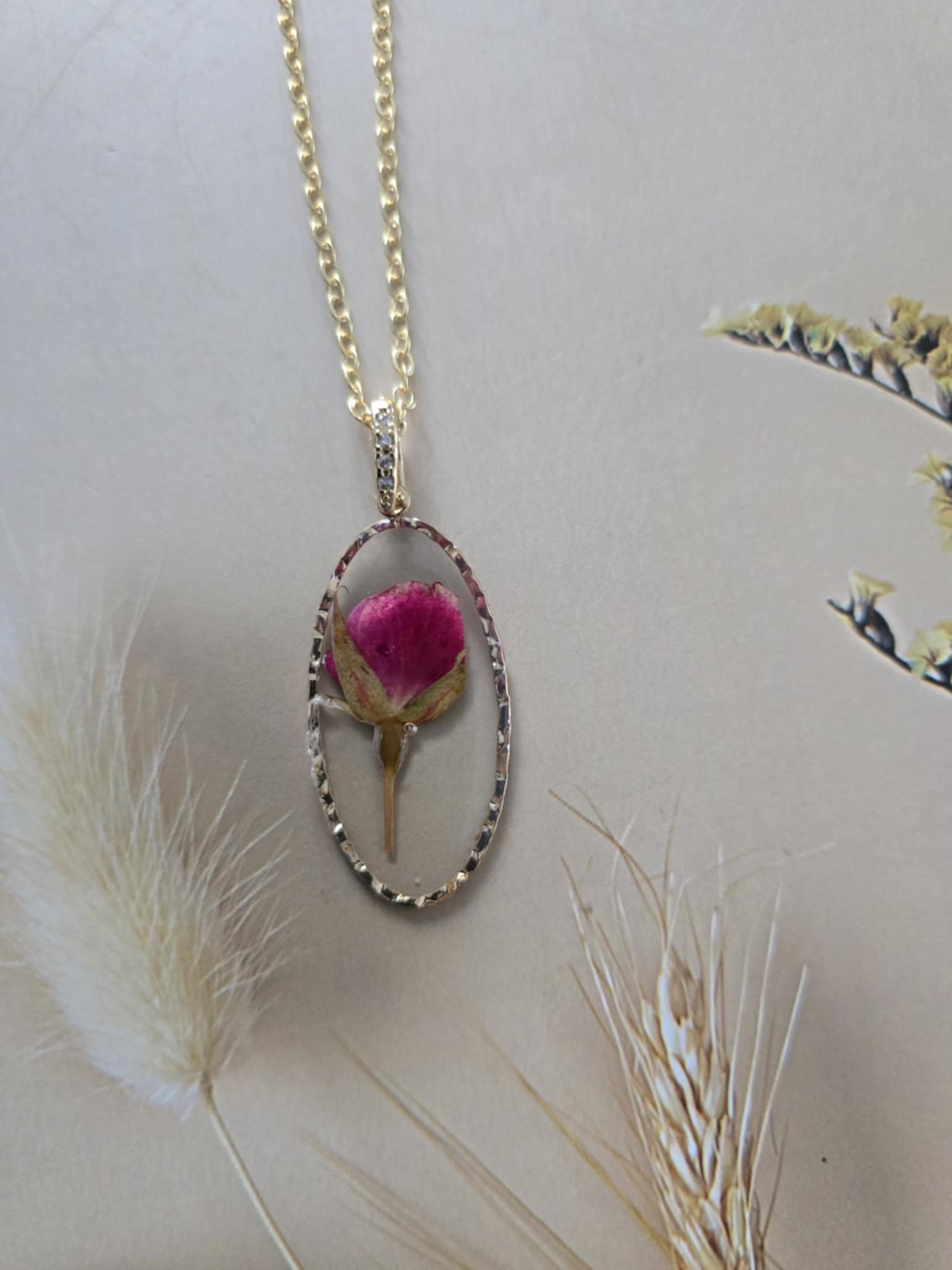 pendentif floral la romance