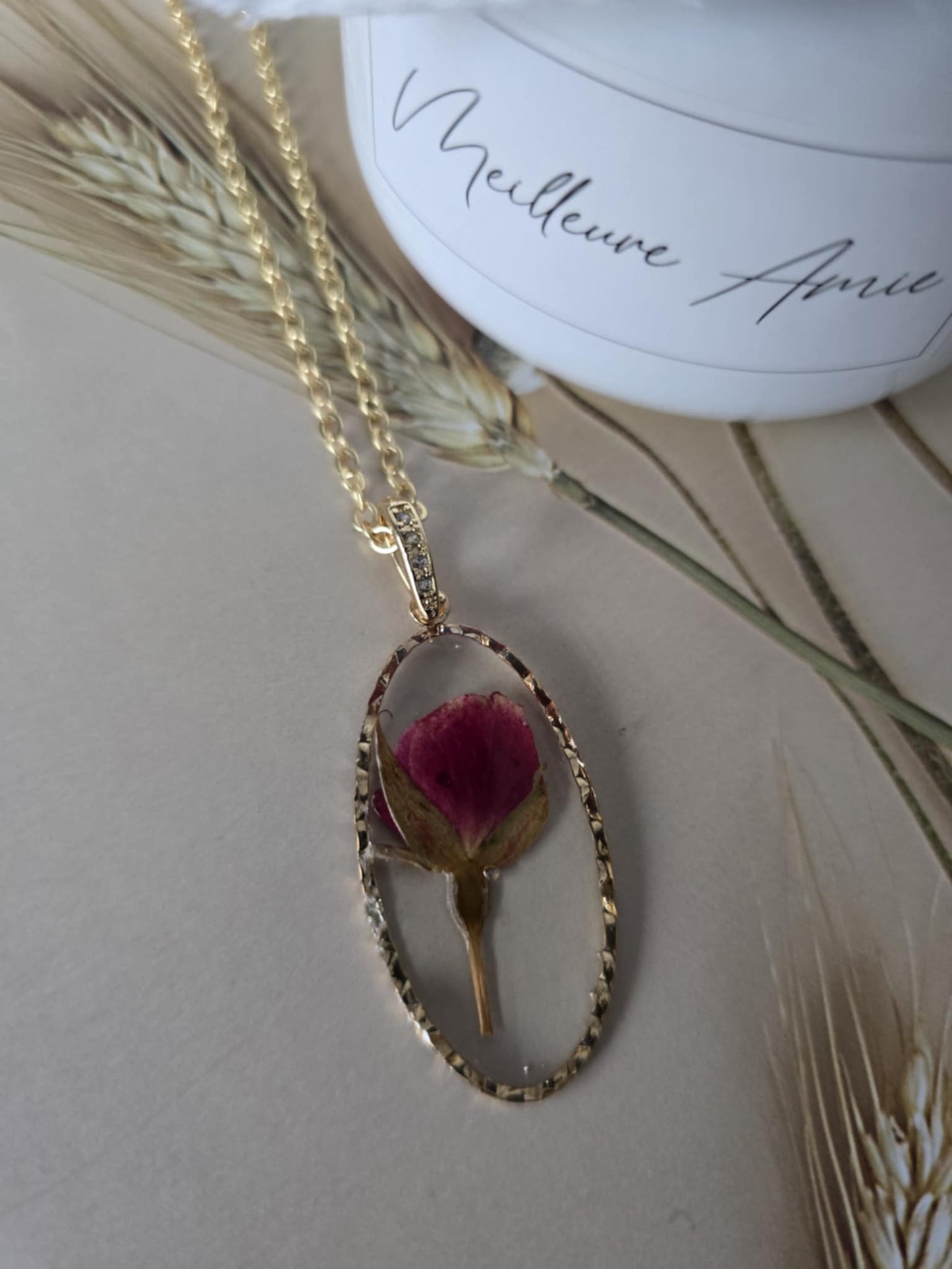 pendentif floral la romance