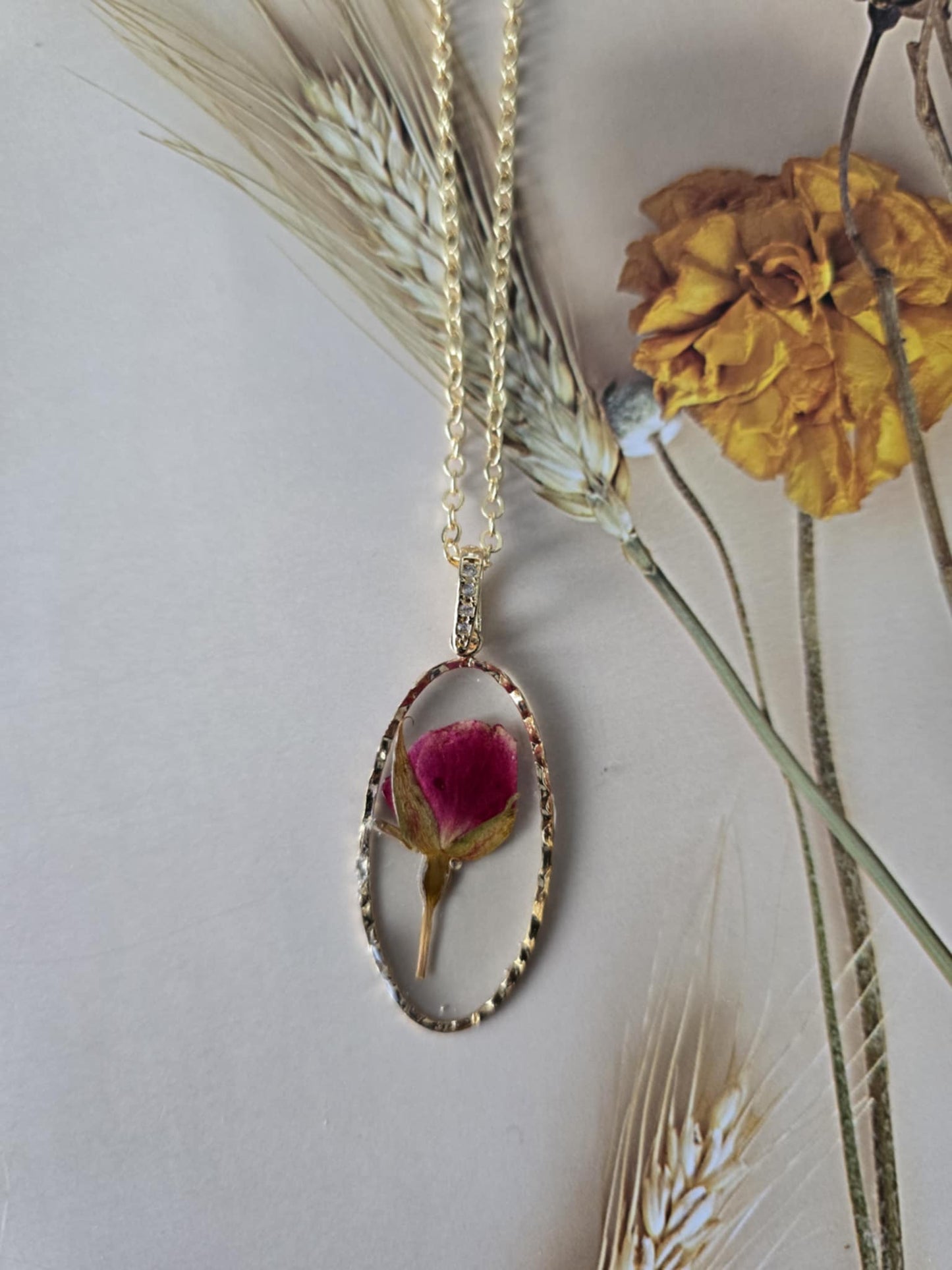 pendentif floral la romance