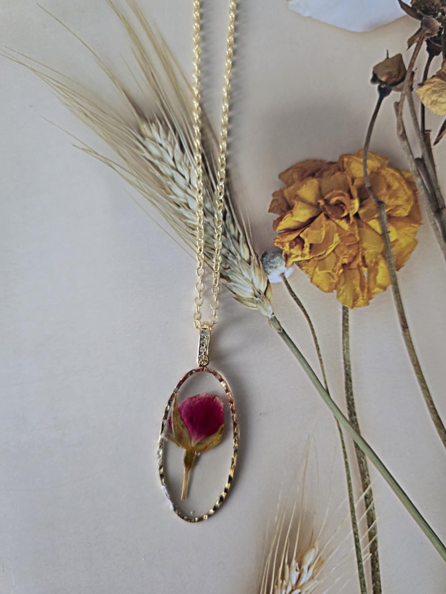 pendentif floral la romance