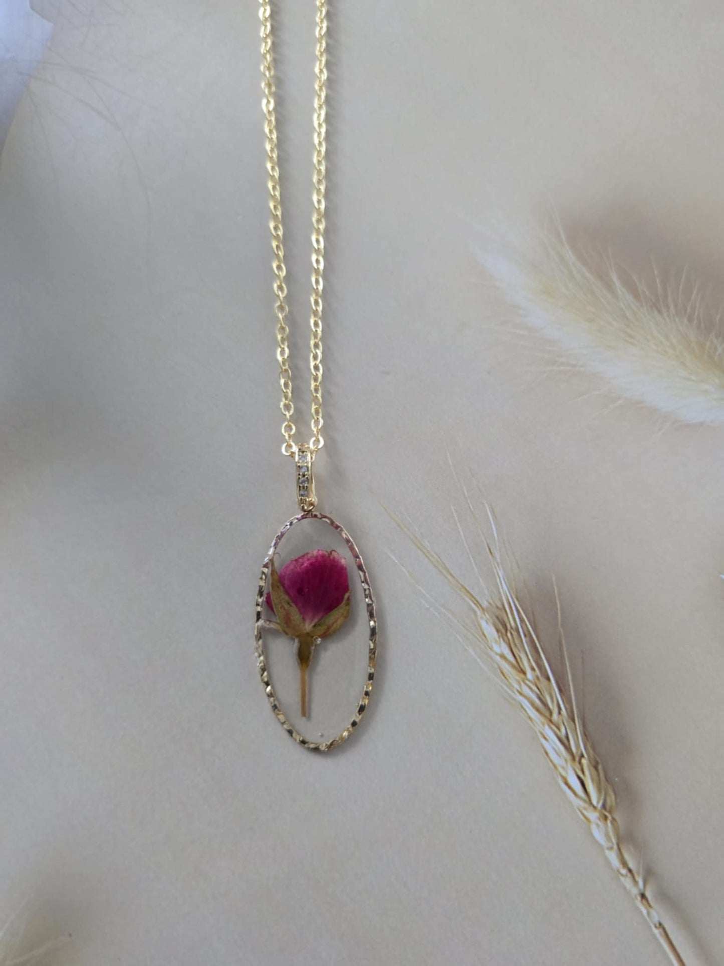 pendentif floral la romance