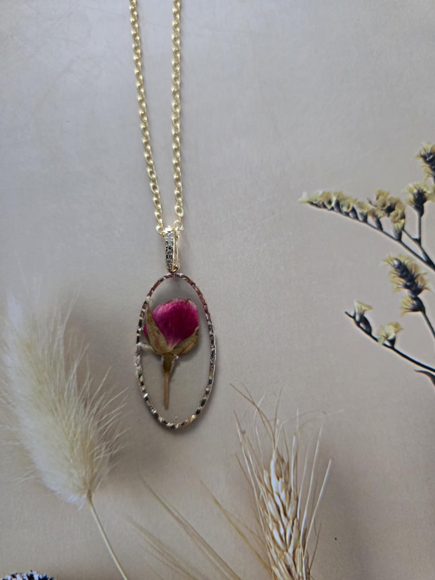 pendentif floral la romance