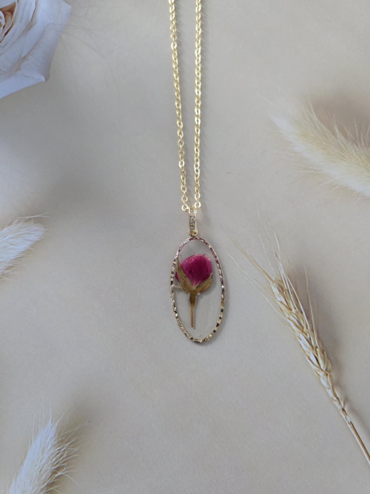 pendentif floral la romance