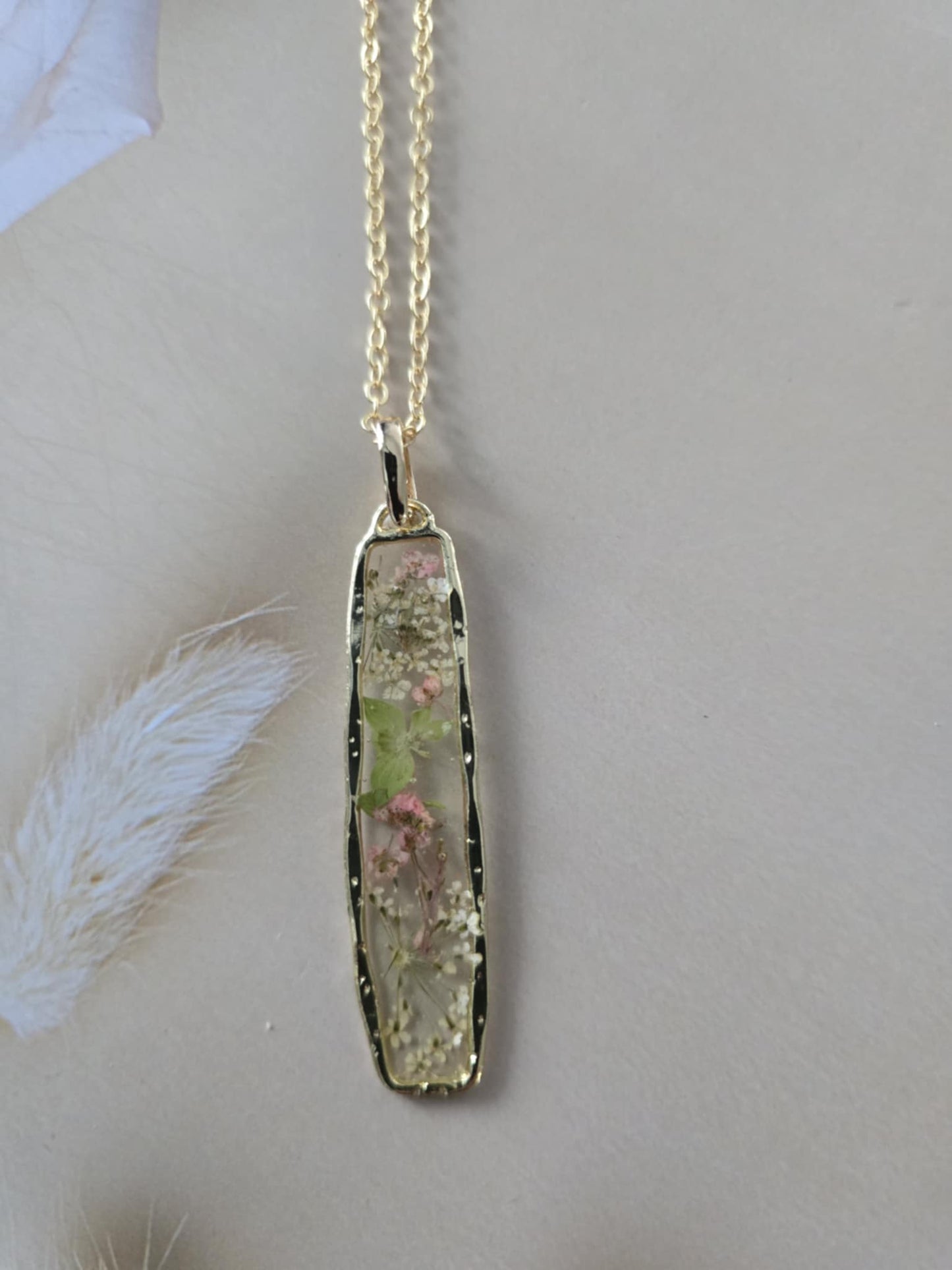 pendentif floral campagne