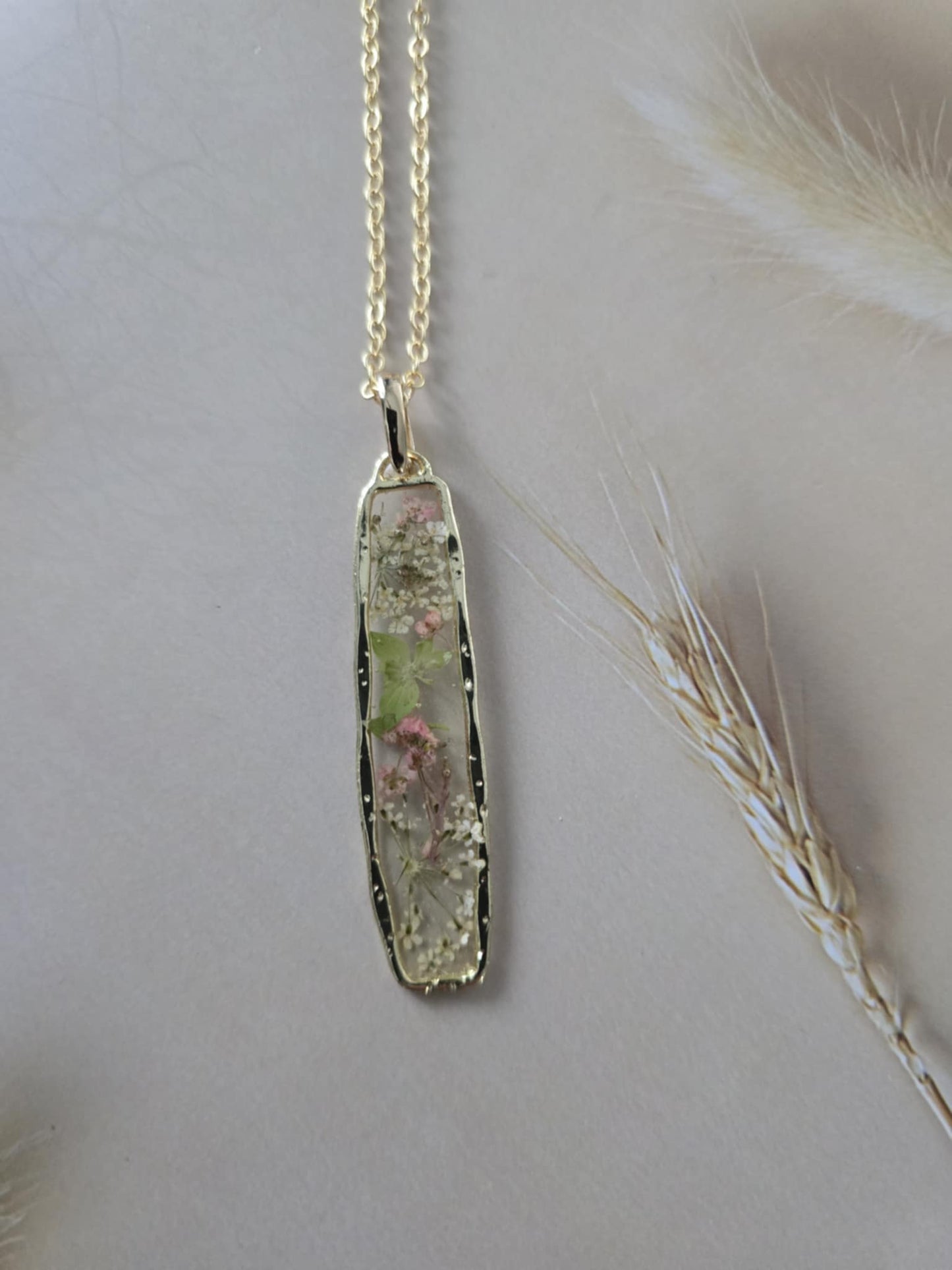 pendentif floral campagne