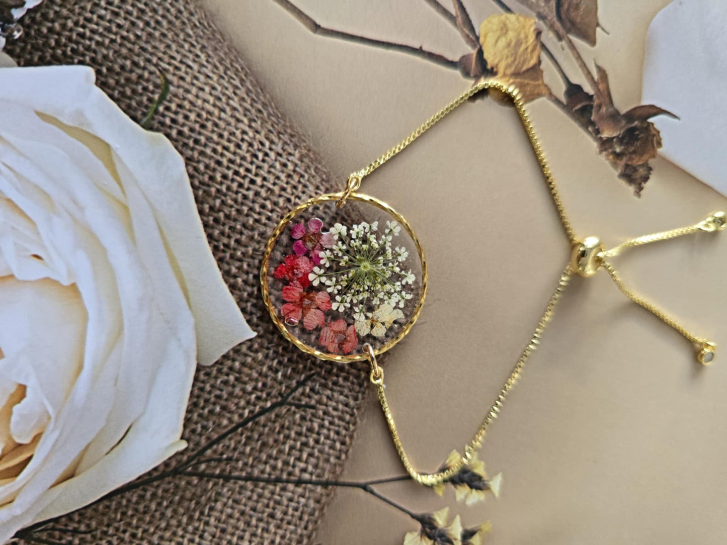 bracelet ajustable floral active