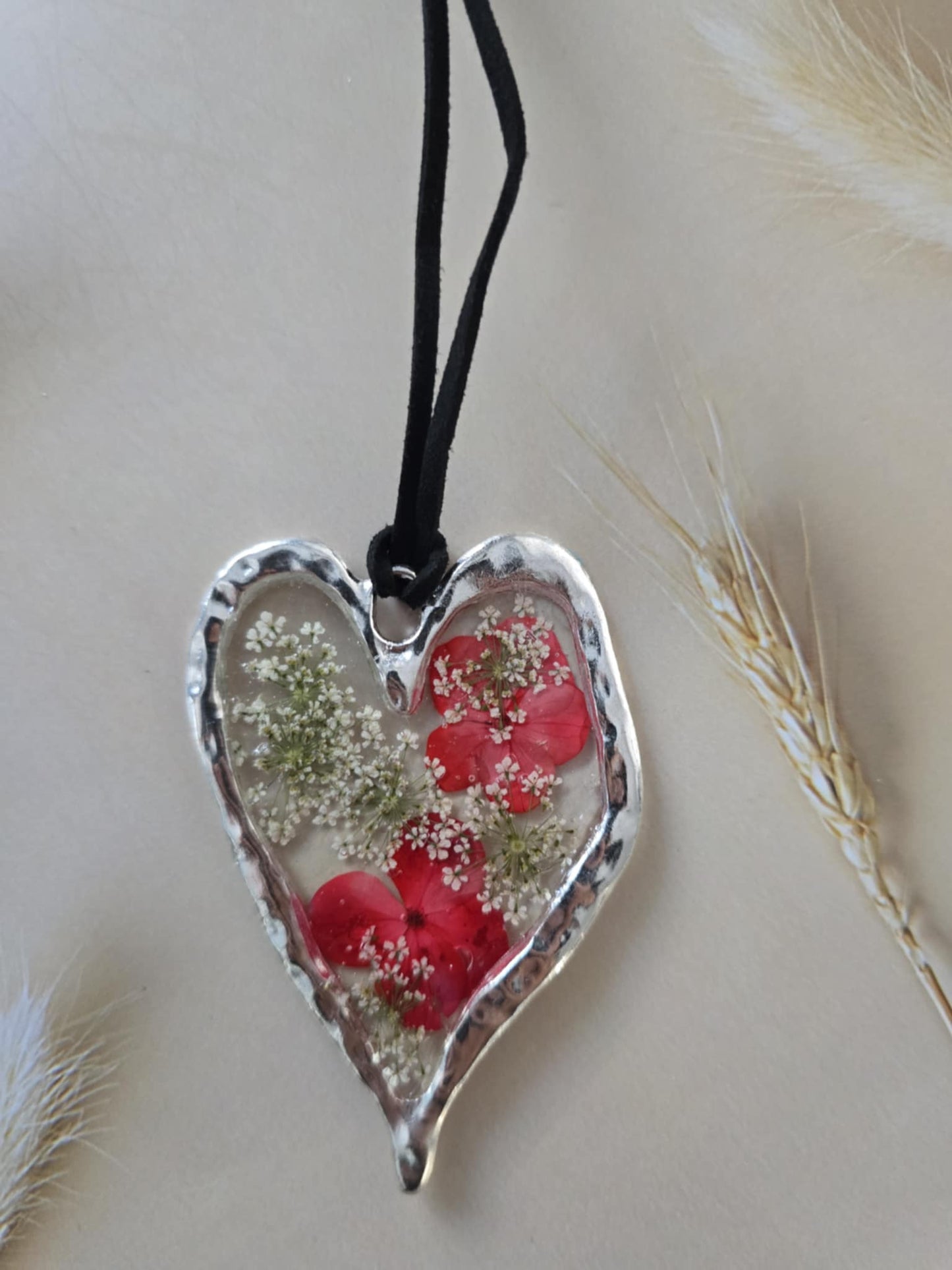 pendentif floral bonheur