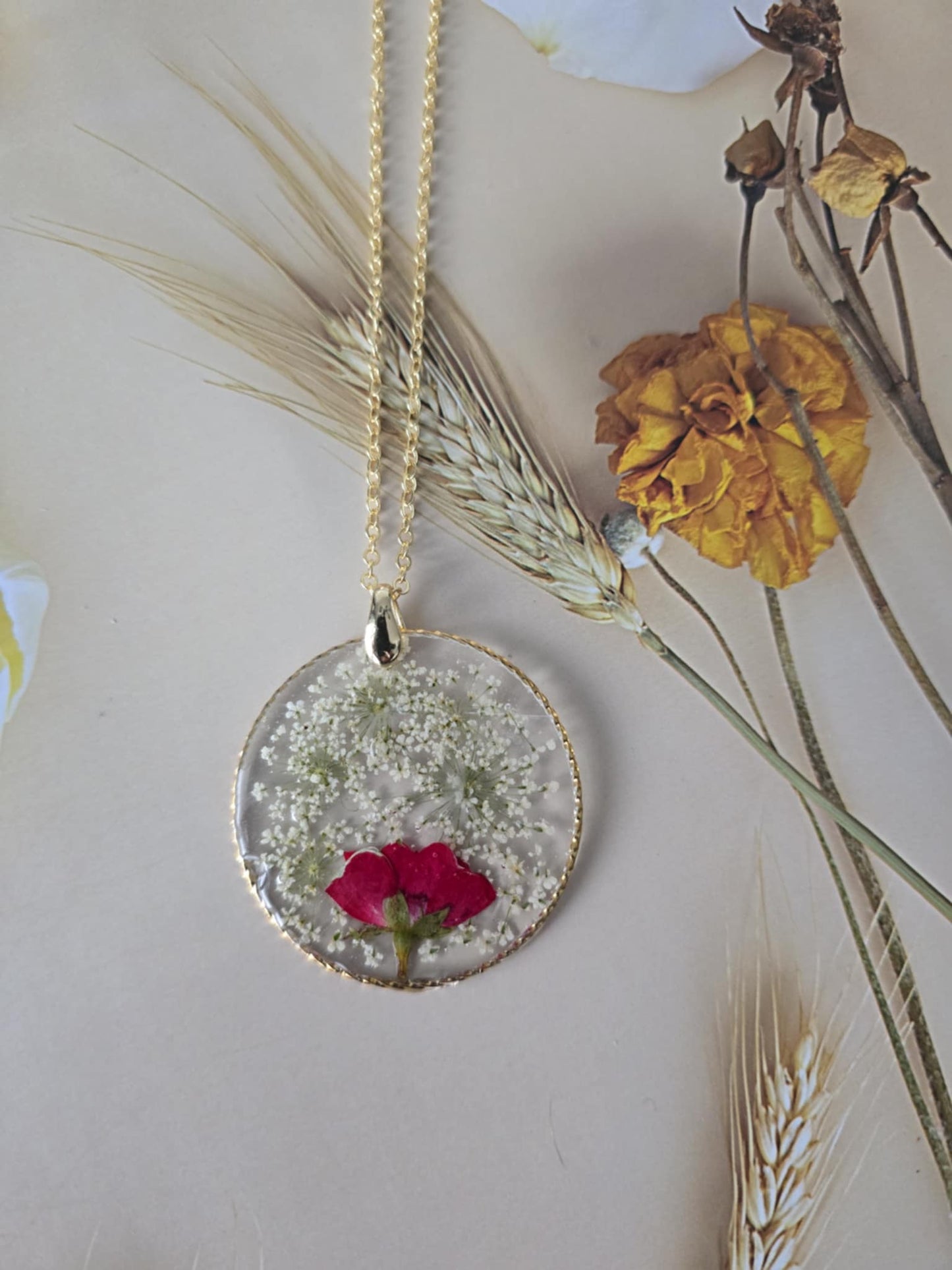 pendentif floral la gratitude