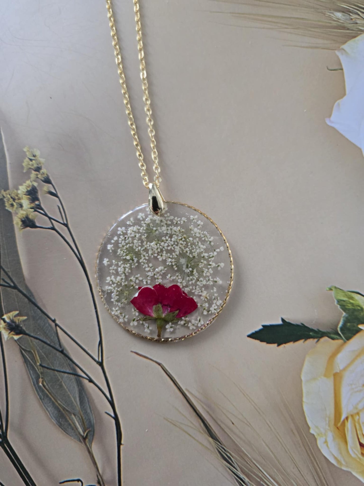 pendentif floral la gratitude