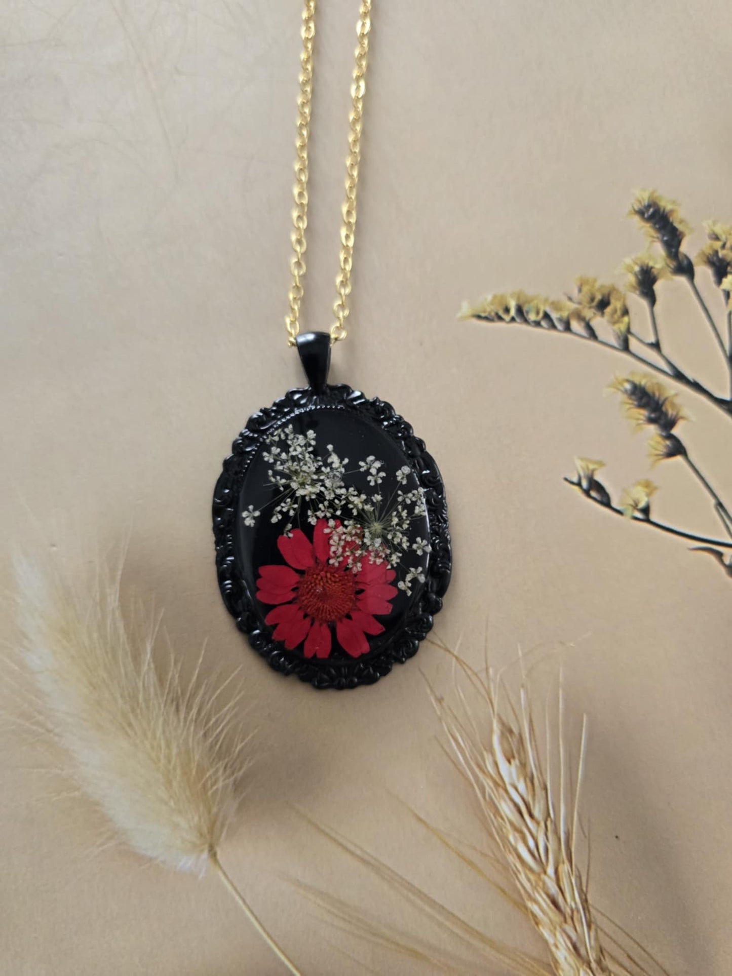 Pendentif floral nature intense
