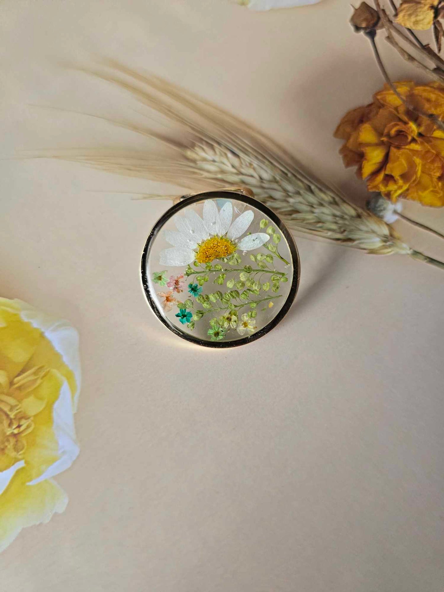Bague de fantaisie floral