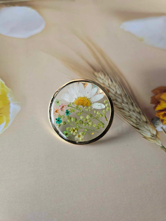 Bague de fantaisie floral