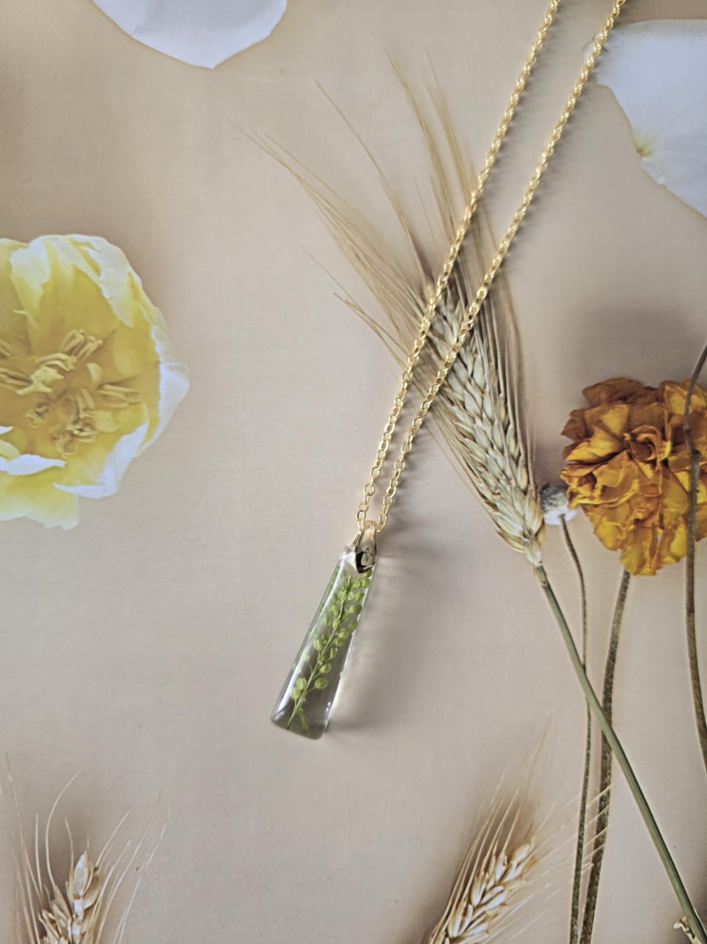 Pendentif nature verte