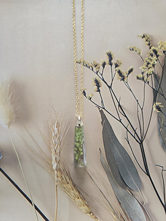 Pendentif nature verte