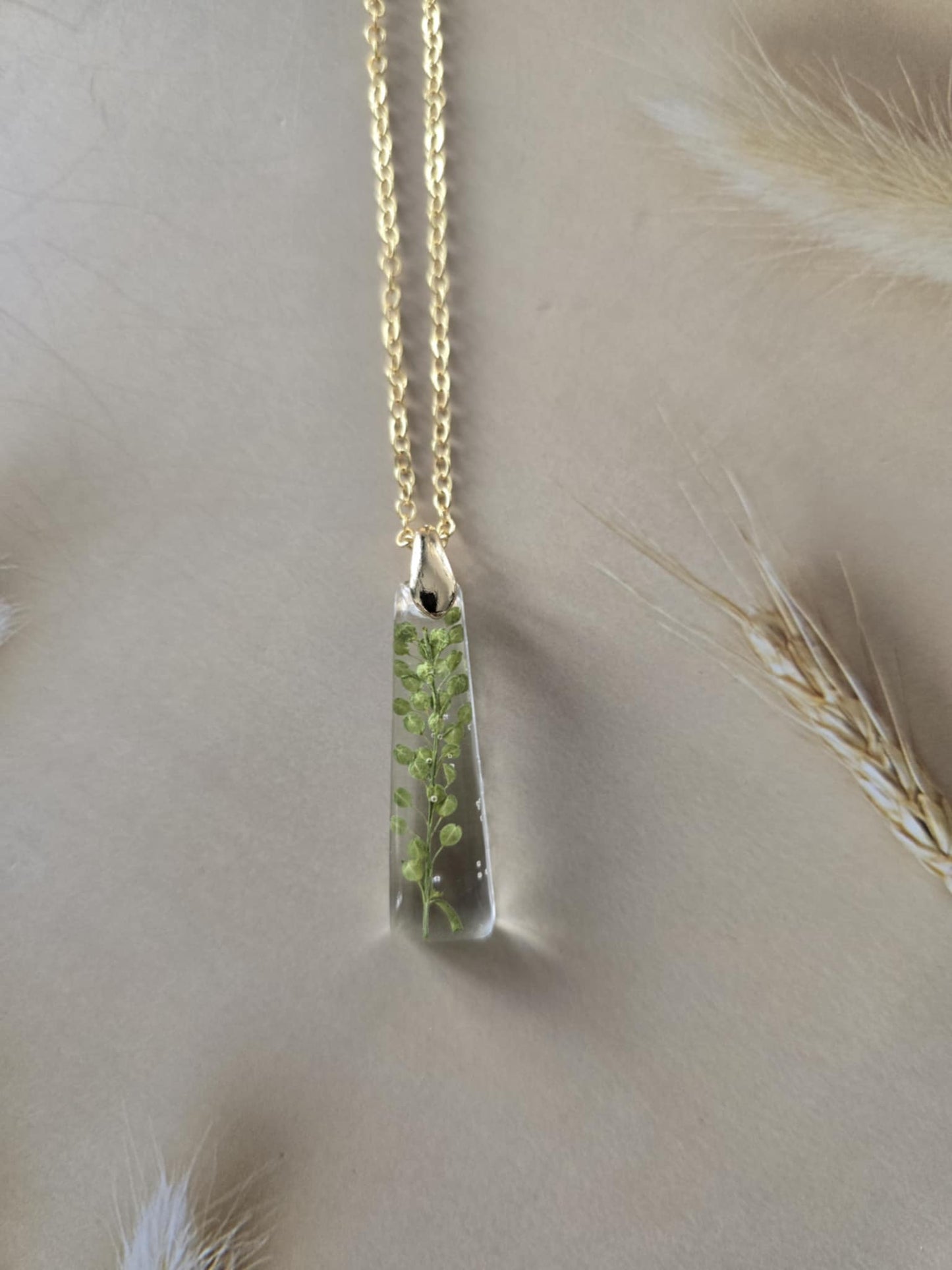 Pendentif nature verte