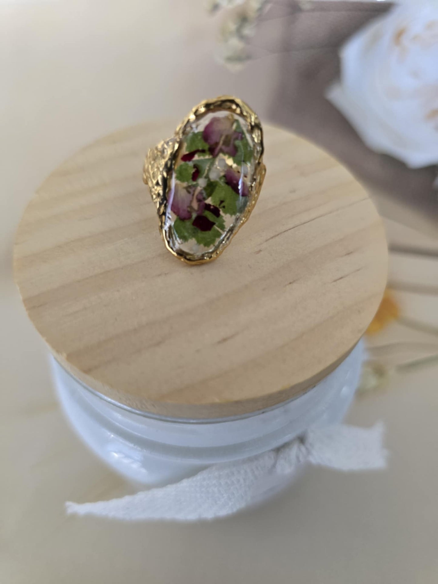 Bague ajustable l'art de vivre