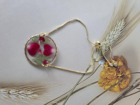 bracelet ajustable floral de l'espérance