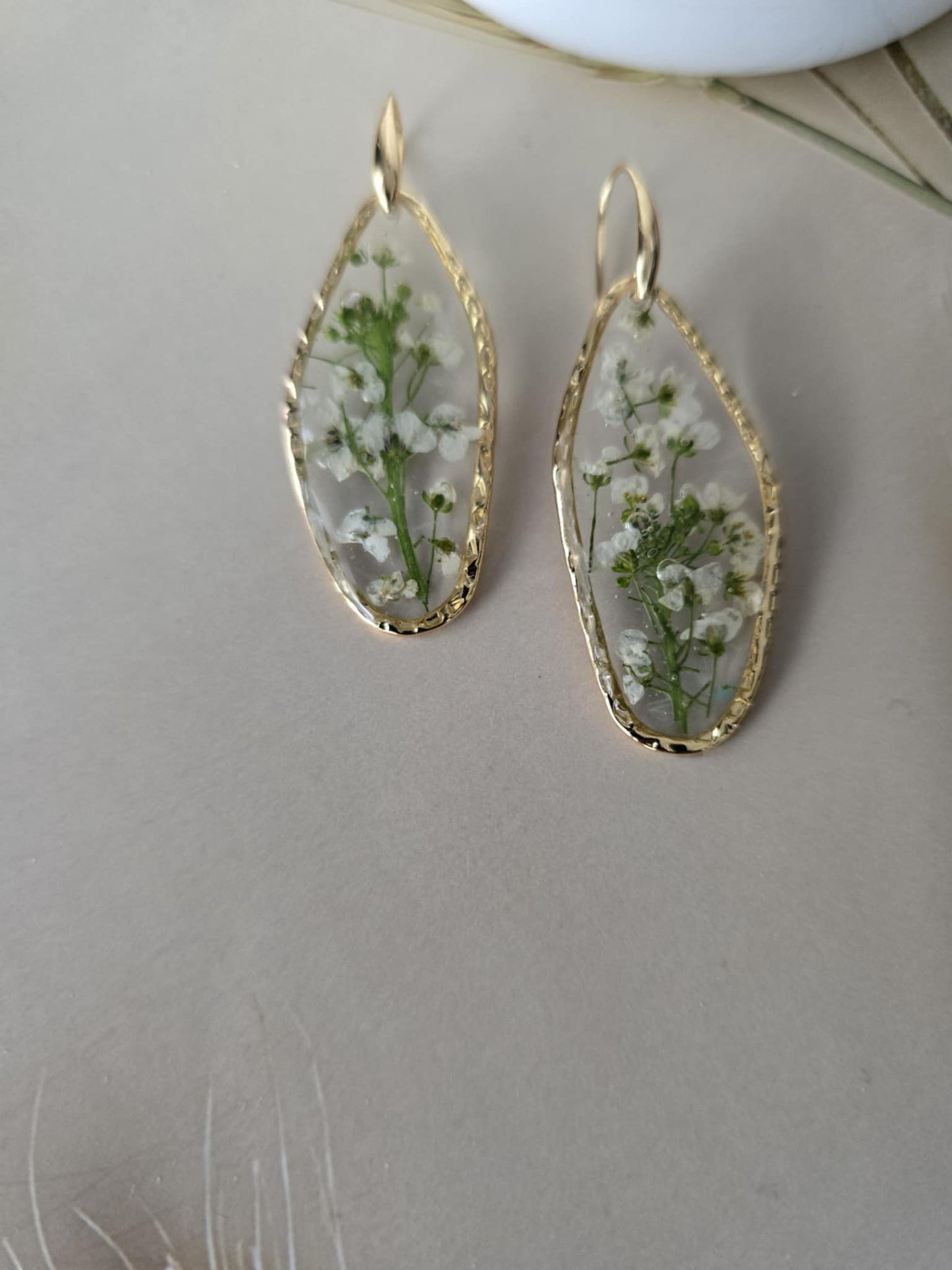 Boucles d'oreilles amicales floral