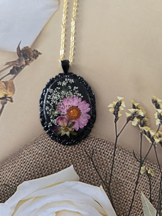 Pendentif floral douce