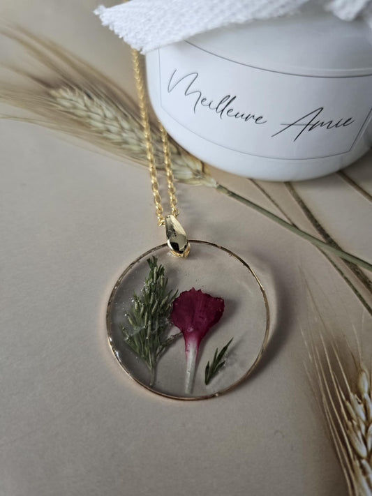 Pendentif floral délicatesse