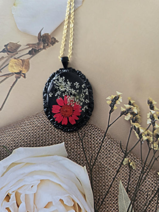 Pendentif floral nature intense