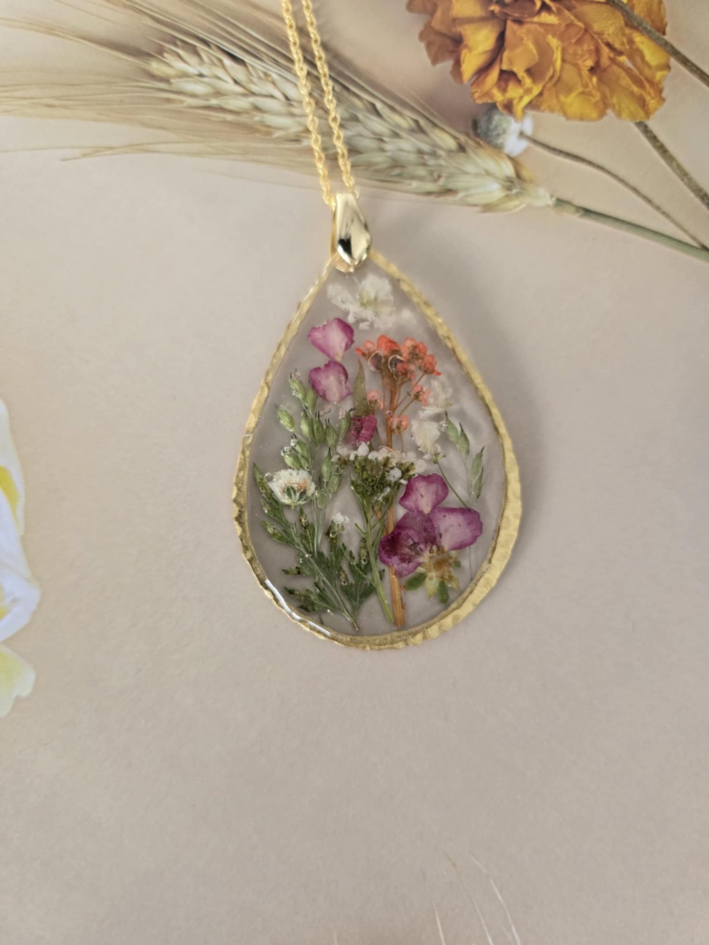 Pendentif floral petite merveille