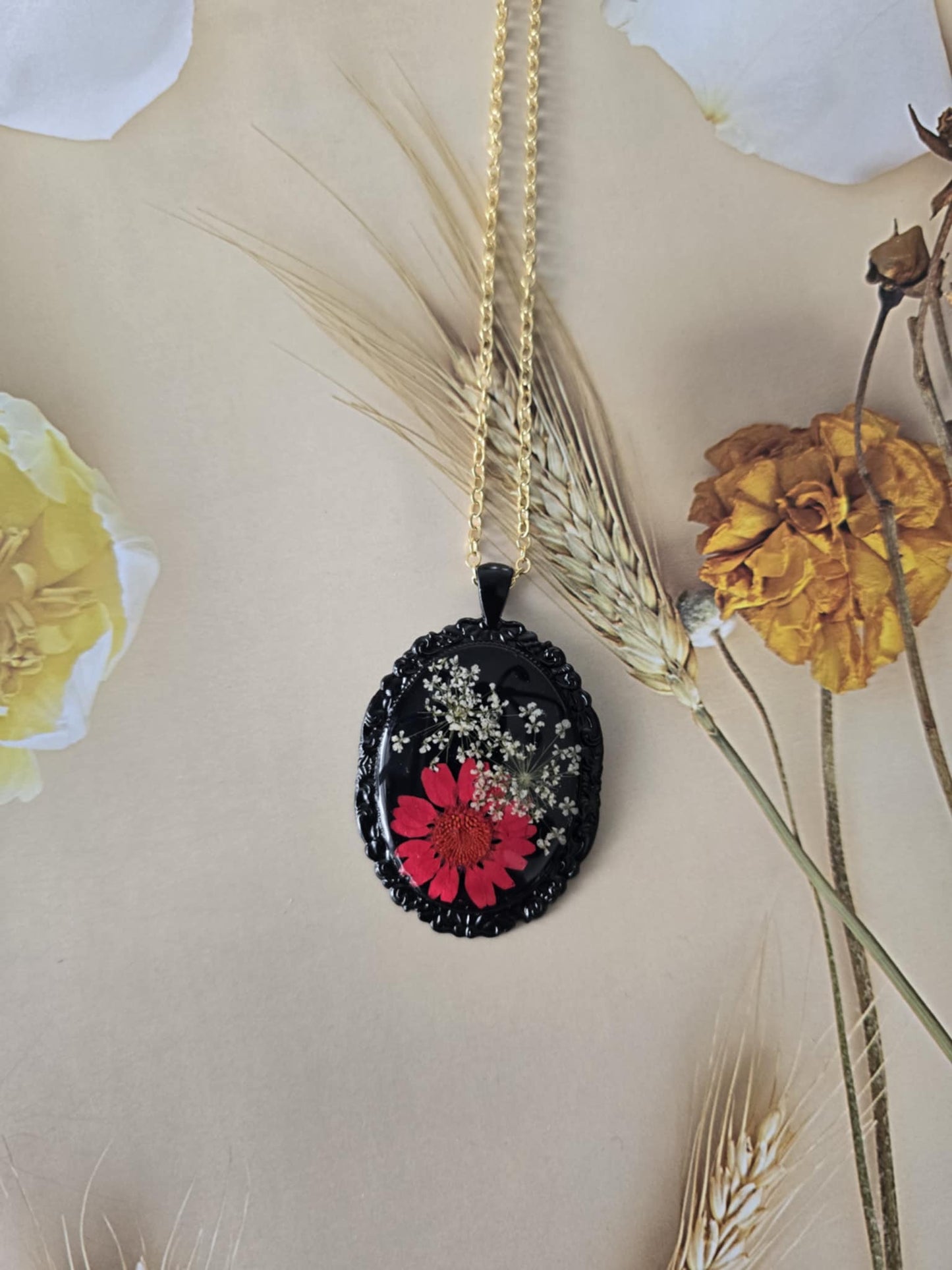 Pendentif floral nature intense