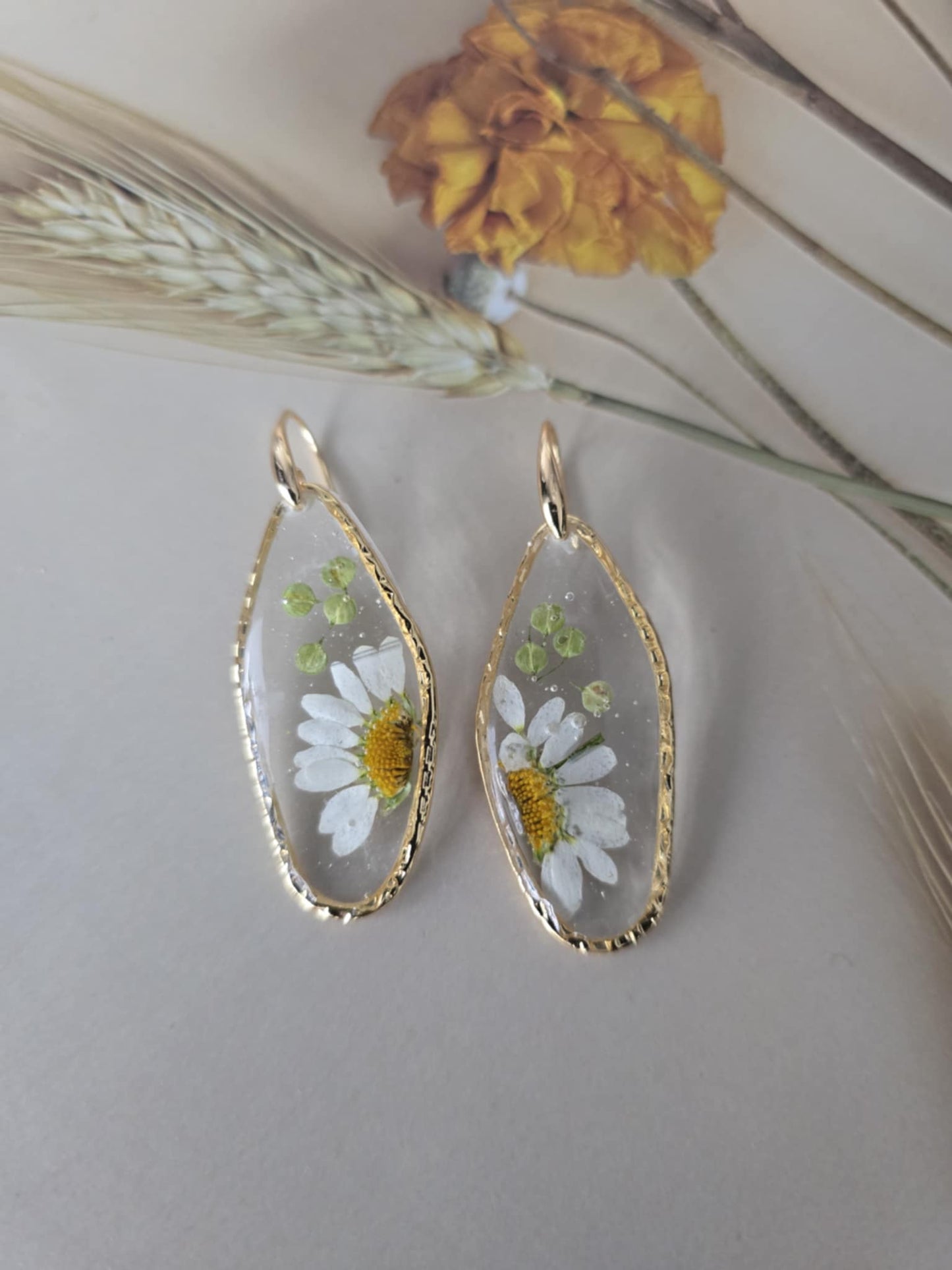Boucles D'oreilles marguerites charmantes