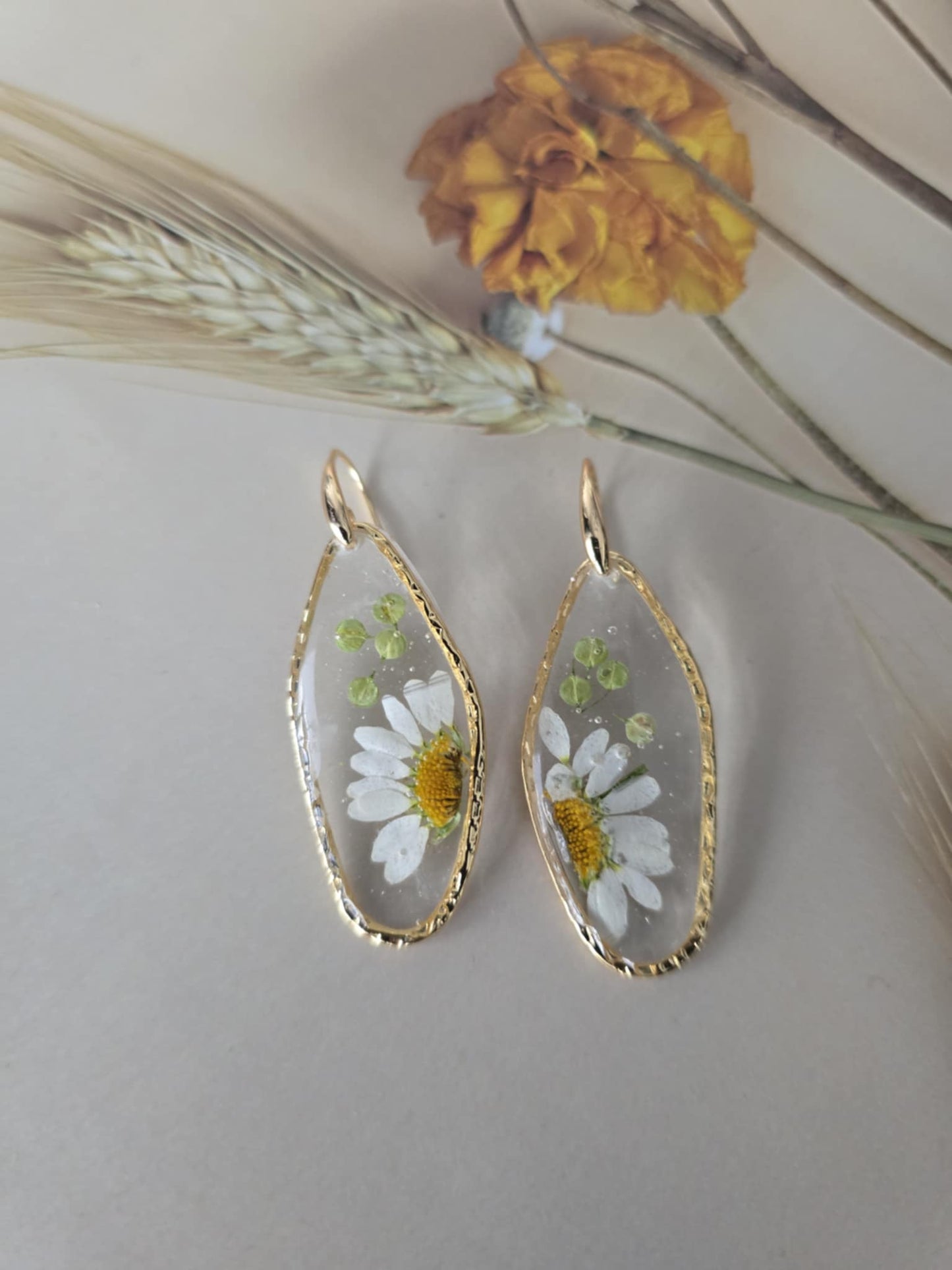 Boucles D'oreilles marguerites charmantes