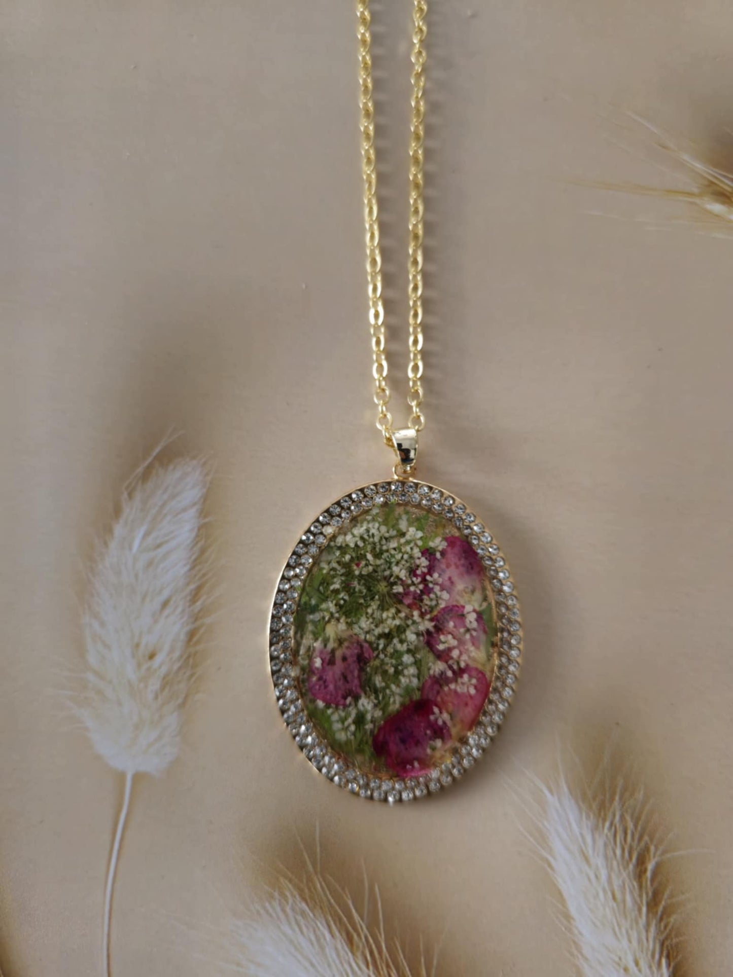 Pendentif éclat de fleurs