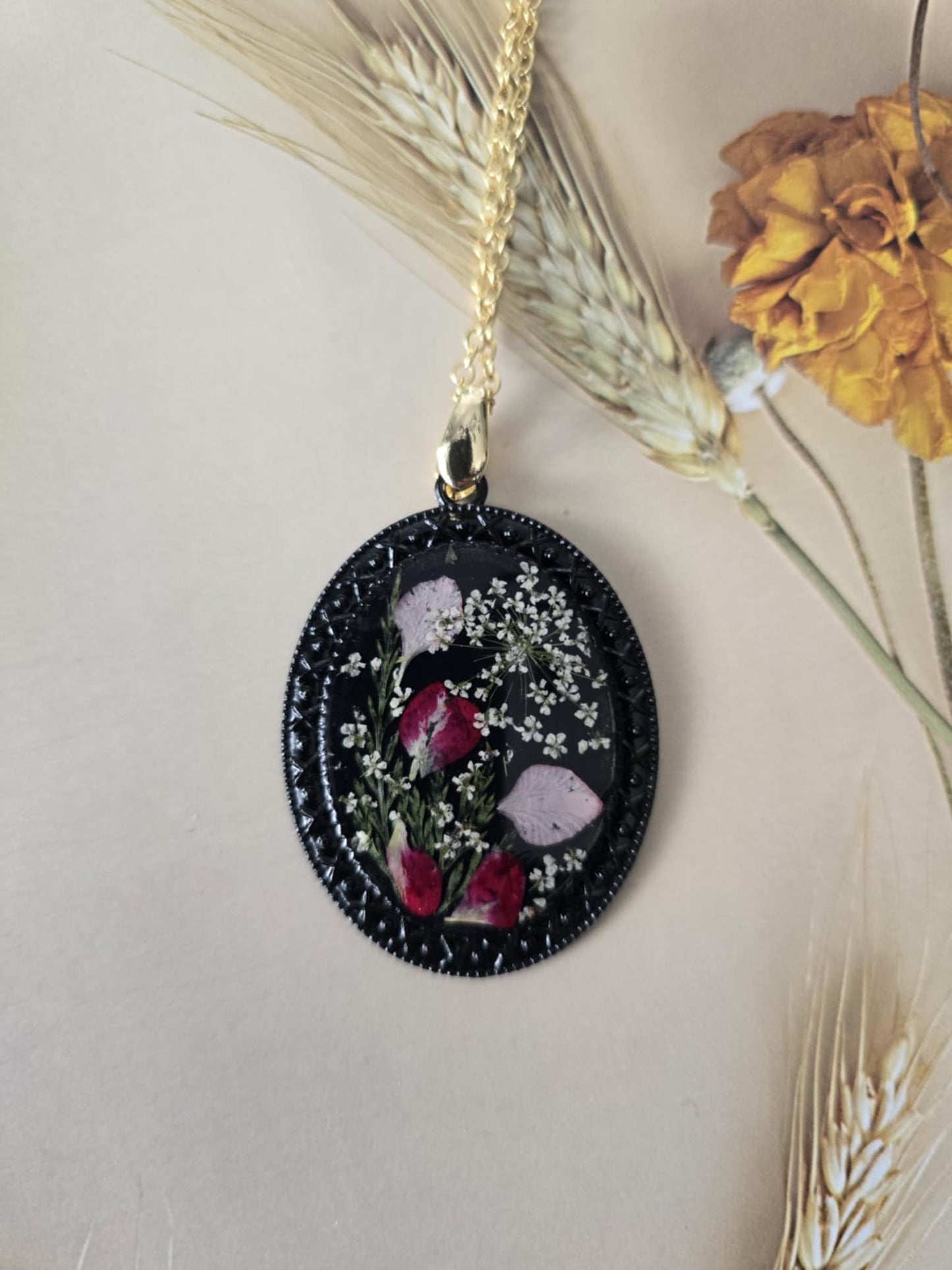 Pendentif floral aventure