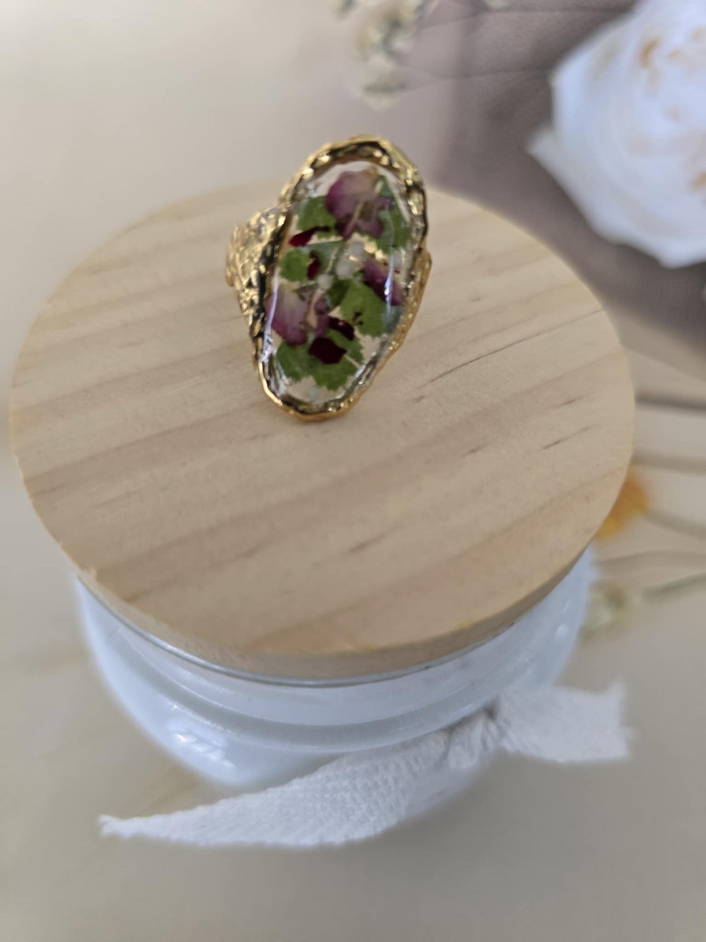Bague ajustable l'art de vivre